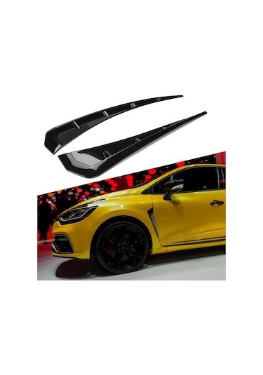 Renault Clio 4 Yan Çamurluk Venti Piano Black 2 Adet