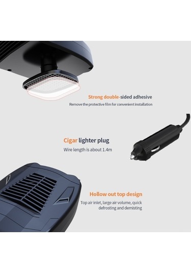 Ebitda 12v Araç Isıtıcısı: Buz Çözme, Kar Eriyici, Buğu Temizleyici, Elektrik Isıtıcı