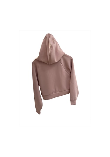 Benetton-w21466 Benetton Kadın K.pudra Sweatshirt Pudra