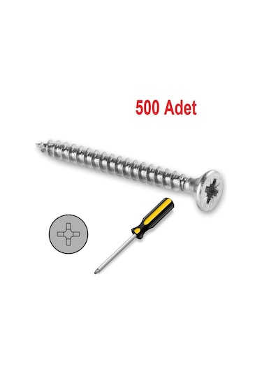 Meridyen Sunta Vidası 200 Adet 5.0 x 70 MM