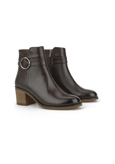 Ziya, Kadın Hakiki Deri Bot 1531020z301 Kahve 1531020z301 300 Kahve