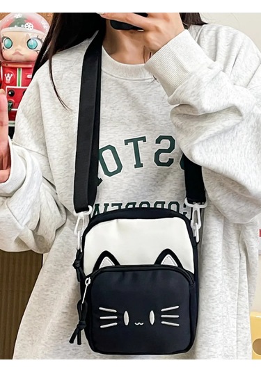 Small Box Omuz Çantası Gençler İçin 460769613 Siyah