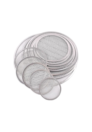 Tost Ve Kekler İçin De Kullanılabilen Çok Yönlü Pizza Tabağı 8 İnch Gümüş