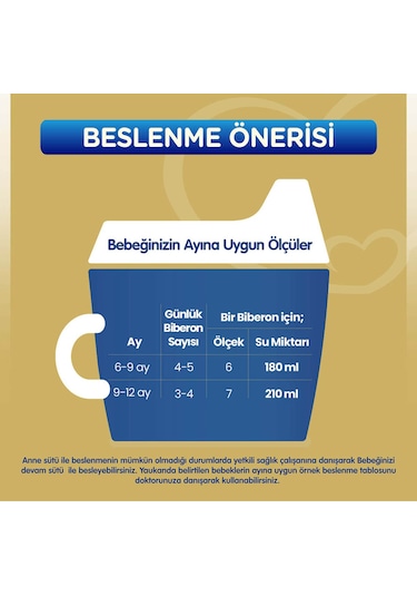 Bebelac Gold 2 Devam Sütü 6-9 Ay 800 G x 3 Adet 2400 G