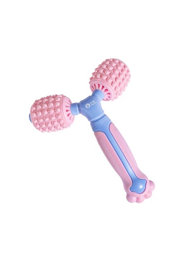 Skycity Kedi Parmaklıklı Silikon Yoga Masaj Aleti - Bacak Kasları Gevşetici, Fitness Egzersizleri İçin Taşınabilir Y-shape Roller Çok Renkli