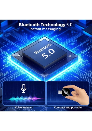 Jeehugo 2025 Yeni Versiyon Kablosuz Carplay Android Auto Adaptörü - Usb/type-c Desteği, Hızlı Bağlantı, Ultra Mini Tasarım Gümüş