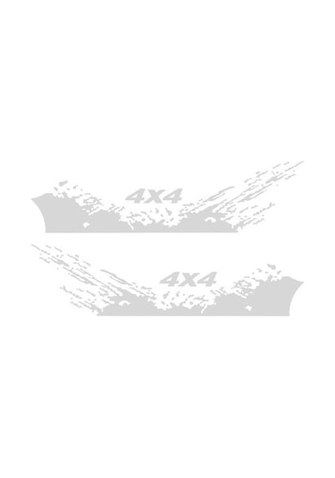 Besthome1 4 Parça Otomotiv Pvc Çıkartma Seti, 190x50cm & 40x10cm, Beyaz/siyah/kırmızı Renkli