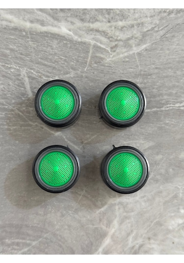 Rudi Armatür 4 Adetabatarya Ucu 4 Adet Su Tasarruf Ucu - Perlatör Siyah Renk Süzgeç