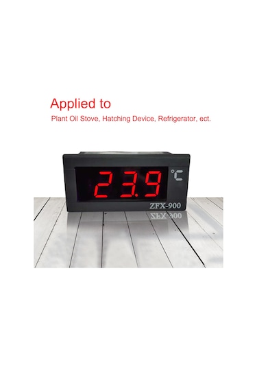 Dofolink Zfx-900 220v Dahili Tip Soğutucular İçin Dijital Sıcaklık Gösterici - Yüksek Hassasiyetli Ekranlı Panel