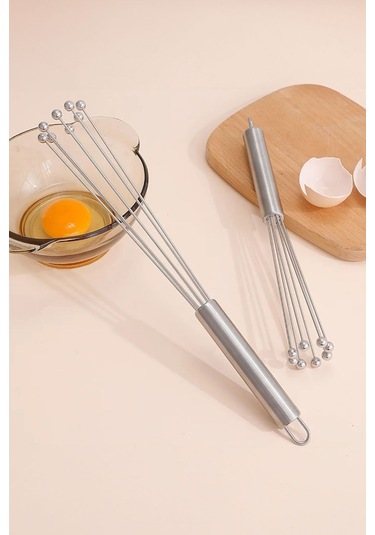 Paslanmaz Çelik Tel Çırpıcı Yumurtalık Sos Krema Çırpıcı Sos Karıştırıcı Çelik