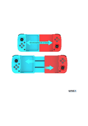 Winex Bluetooth Teleskopik Gamepad Joystick Beyaz