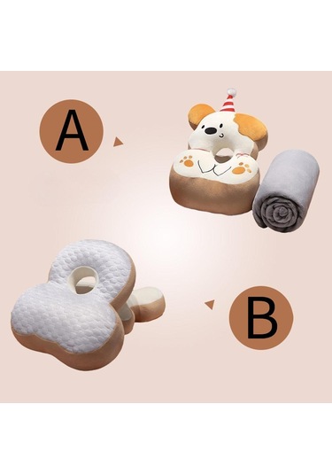 Homyl Ofis Masası Yastık Seyahat Yatak Odası Kanepe Için Çok Sarıkulakbattaniyeli