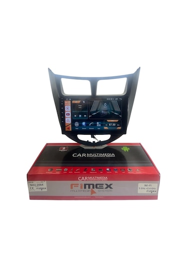Hyundai Accent Blue Siyah 2011-2013 Fimex 2-64 Dspli Pro Oem Multimedia