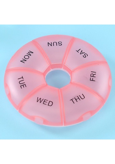 Su Geçirmez Haftalık Hap Kutusu Taşınabilir Kullanışlı Mini Hap Kutusu Renkli 7 Günlük Haftalık İlaç Düzenleyici Vitnler Stil D,