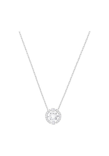 5286137 Swarovski Kolye Sparkling Dc:Necklace Czwh/Cry/Rhs