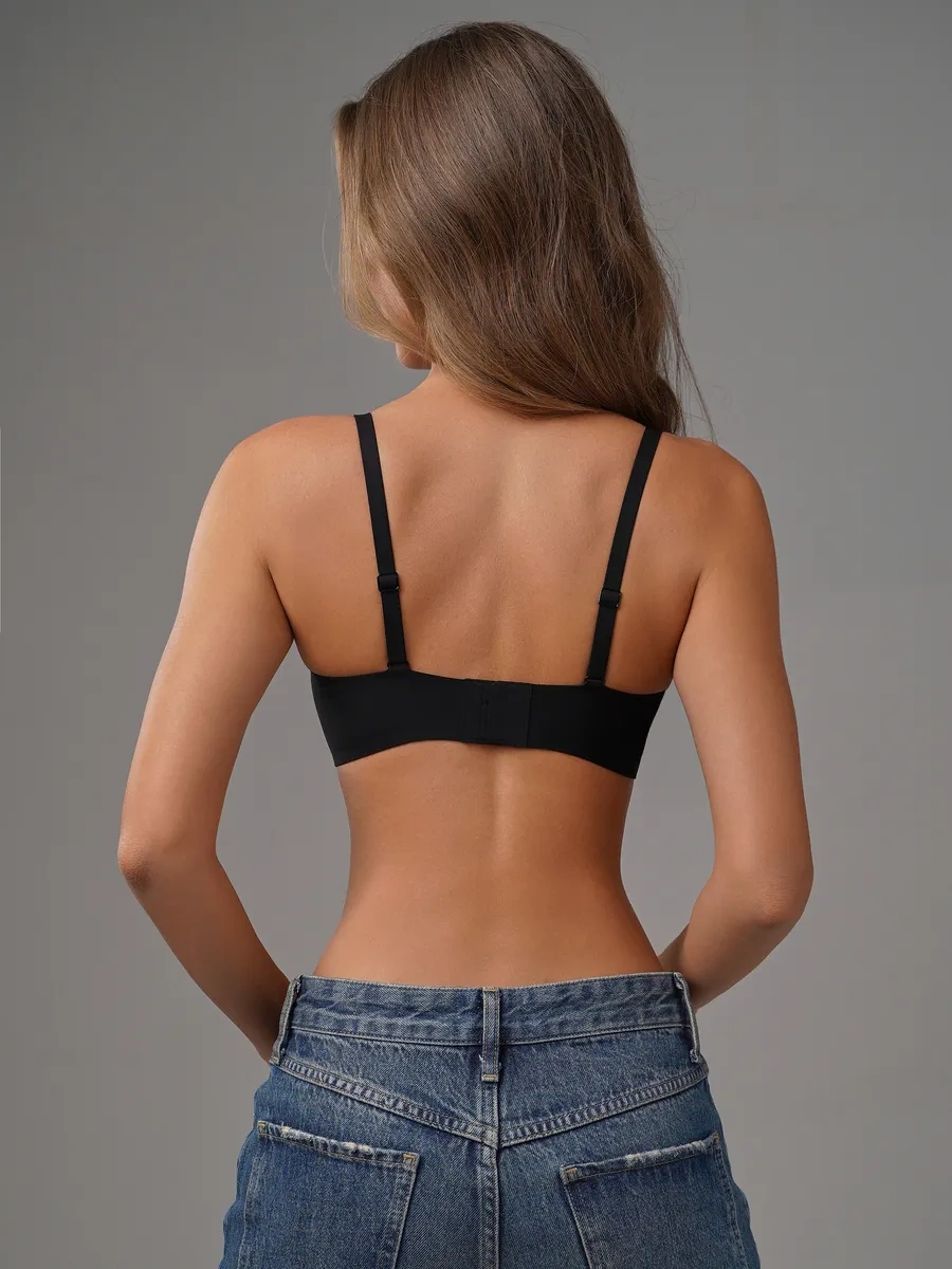 Bonechka Dikişsiz Göğüs Üstü Top Balensiz 263422552 Siyah