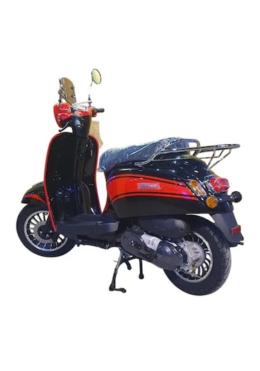 Falcon Turtle 50 Motosiklet Siyah Kırmızı