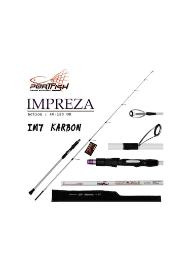 Portfish Impreza Jig Kamışı 200 CM Tek Parça 40-120 Gr 2 Parça