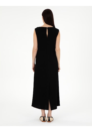 Pierre Cardin Kadın Siyah Elbise Dokuma 50301066-vr046 Siyah