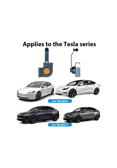 Honeybeeshop For Tesla Model 3 Y Siyah P10 Gümüş F20 Araba Ekran Telefon Tutucu Çok Açılı Döner Ayarlanabilir Uzunluk Ekran Hasarı Yok Kararlı Kaymaz