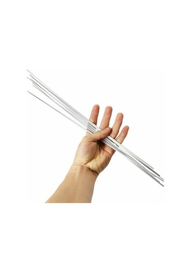 Lemestar Alüminyum İçin Düşük Sıcaklık Sert Çekirdek Alüminyum Kaynak Teli 25cm X 1.6mm Sadece Alüminyumla Kaynaklanabilir 10 Adet