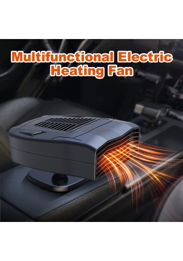 Samdoo 12v/24v Taşınabilir Araç Isıtıcısı - Cam Kurutma Ve Buz Çözme Fonksiyonlu Otomobil Isıtma Fanı
