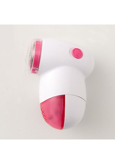 Padalink Ev İçin Pilli Elektrikli Tüy Kesici - Kumaş Telli Döküntü Temizleyici Makinesi Pil Yok - Kırmızı