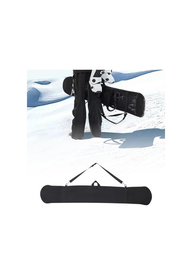 Suntek Snowboard Çantası Yumuşak Kılıfı Kaykay Açık 150cm Siyah