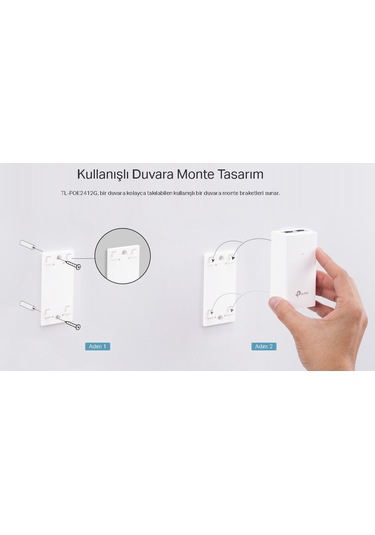 Tp-lınk Tl-poe2412g Poe Adaptör Gigabit Hız, 24v Güç, Kolay Kurulum