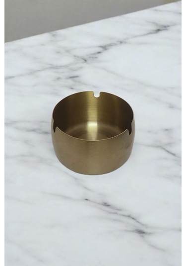 Gold Dekoratif Metal Paslanmaz Çelik Küllük