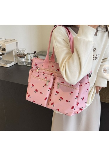 Kadınbüyük Kapasiteli Omuz Çantası Moda Uygun Moda Pembe Pink