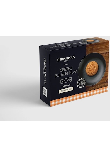 Ordinary-Us Sebzeli Bulgur Pilavı 150 G 1 Porsiyon