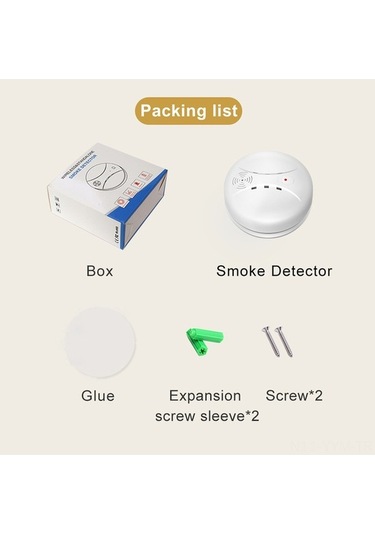 Dancemonkey Yüksek Hassasiyetli Akıllı Duman Dedektörü - 85db Alarm, Ev/ofis/otel İçin