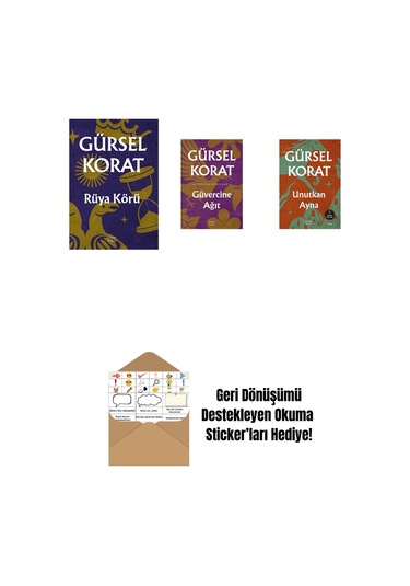 Rüya Körü + Güvercine Ağıt + Unutkan Ayna + Okuma Sticker'ları