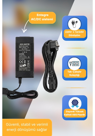 Evacool 220v Oto Buzdolabı Dönüştürücü Adaptör Ev Adaptörü