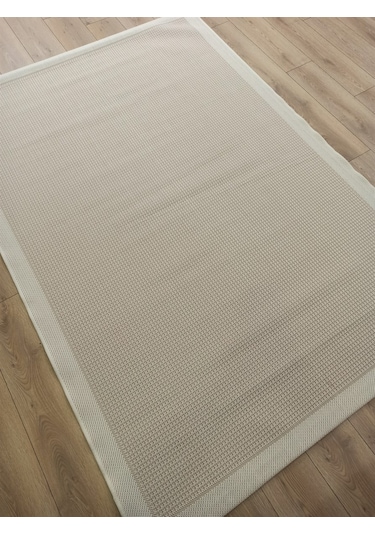 Çam Halı Sisal 9427 Krem / Bej Bordürlü Jüt Sisal Kilim
