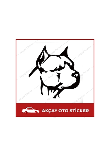 Kaslı Köpek Sticker Rotvaydır Sticker Rotvaydır Araç Sticker