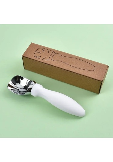 Monyee Yeşil Kalın Malzeme Dondurma Kaşığı - Meyve Topu Ve Karpuz Kazıcı, Çok Amaçlı Mutfak Aleti Diğer