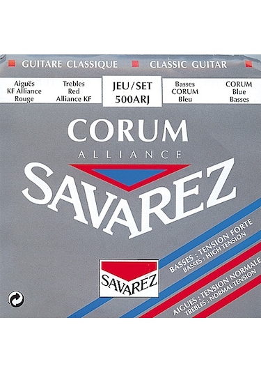 Savarez 500Arj Alliance Hard Tension Classic Rouge Blue Klasik Gi