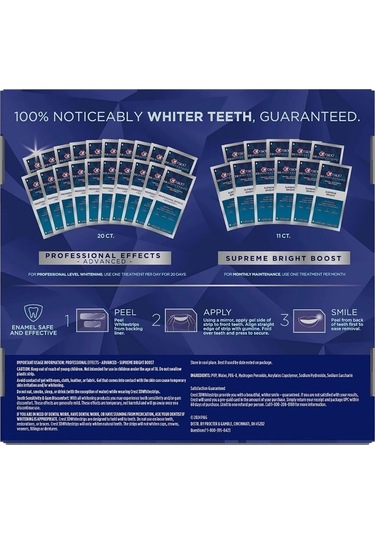 Crest 3d Whitestrips Level 20 + Level 15 Set