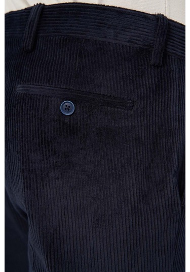 Koyu Lacivert Fitilli Desen Kadife Pamuklu Yan Cep Comfort Fit Classic Pantolon 1003245160 Koyu Lacivert Koyu Lacivert Fitilli Desen Kadife Pamuklu Yan Cep Comfort Fit Classic Pantolon 1003245160 Koyu Lacivert