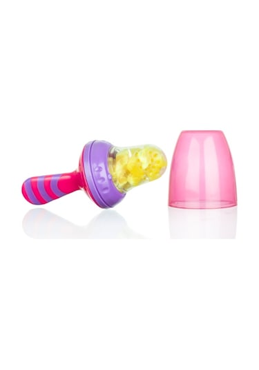 Bebedor Silikon Meyve Sebze Besleyici 6+ Ay Bpa Pembe