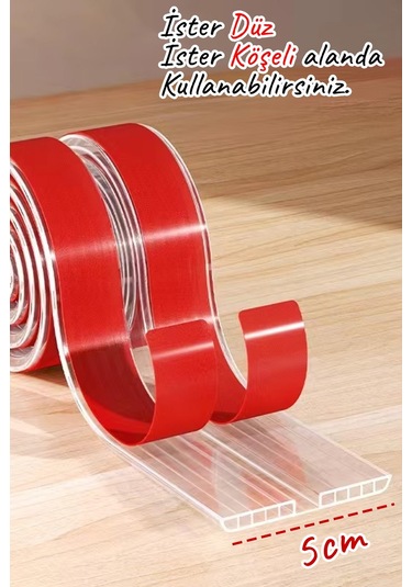 Agubugu Baby Hava Yastıklı Geniş Pvc Kenar Koruyucu 2 Metre Şeffaf