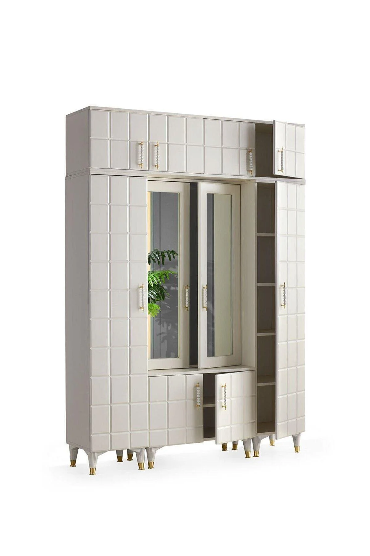 Truva Portmanto Beyaz