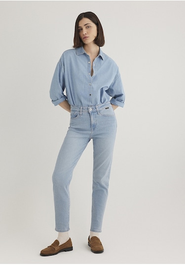 Mavi - Cindy Açık Mavi Gold Shape Jean Pantolon 100277-84410 Mavi