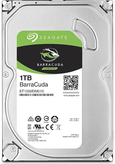 Seagate Barracuda ST1000DM010 3.5" 1 TB 7200 RPM SATA 3 HDD