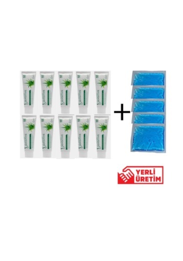 Epinafol Sensitive Aloe Veralı Florürsüz Diş Macunu 10 x 90 G + Buz Jeli 5'li