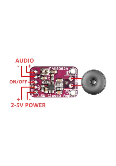 Pam8302 2.5W Amplifier Board-Class D