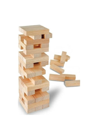 Şahcan Denge Oyunu Jenga A Kalite Ahşap 54 Parça