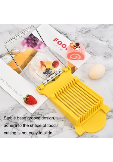 Cbtx Ja-958 Öğle Yemeği Et Jambon Dilimleme Ev Meyve Kesici Muz Dilimlenmiş Mutfak Yumurta Kesici Sarı
